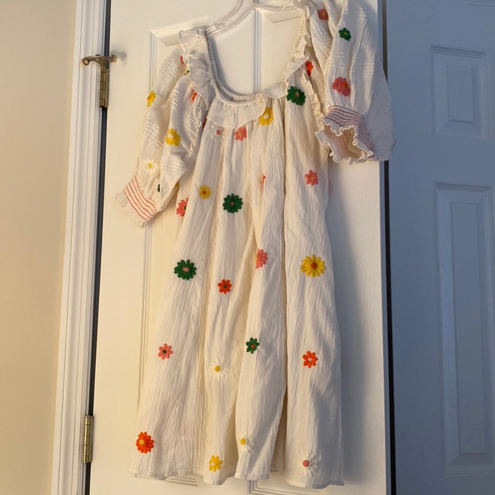 Cleobella dress with embroidered flowers